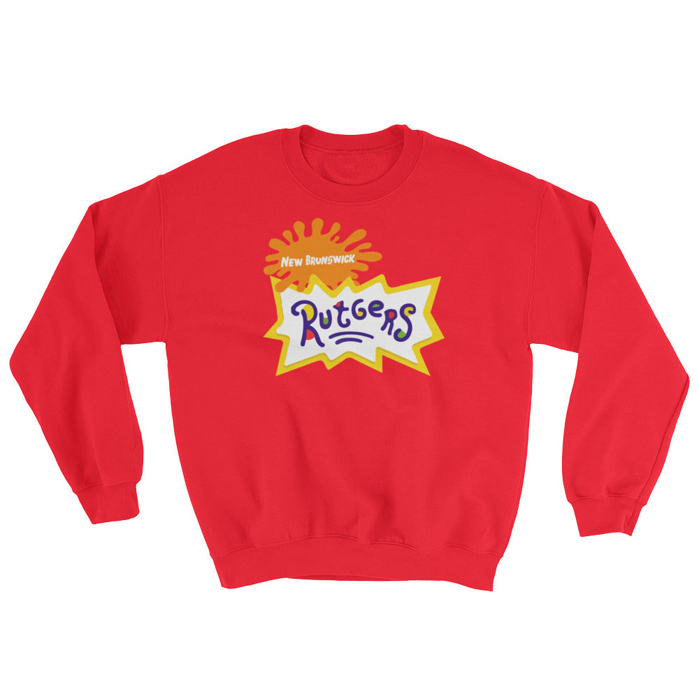 "RU" 90's Themed Crew Neck Sweatshirt