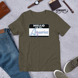 Short-Sleeve "Aquarius" Unisex T-Shirt