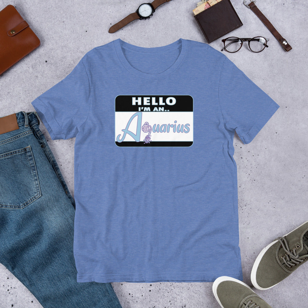 Short-Sleeve "Aquarius" Unisex T-Shirt