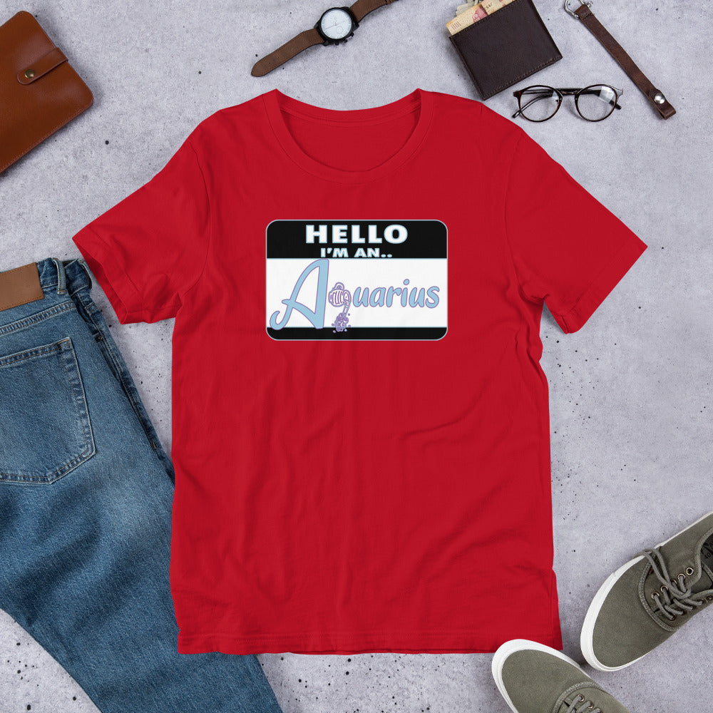 Short-Sleeve "Aquarius" Unisex T-Shirt