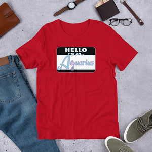 Short-Sleeve "Aquarius" Unisex T-Shirt