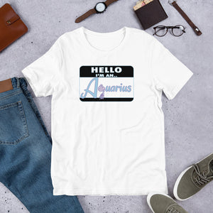 Short-Sleeve "Aquarius" Unisex T-Shirt